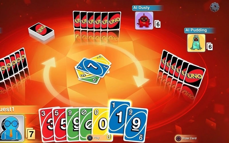 Quy tắc đặt bài trong ván Uno